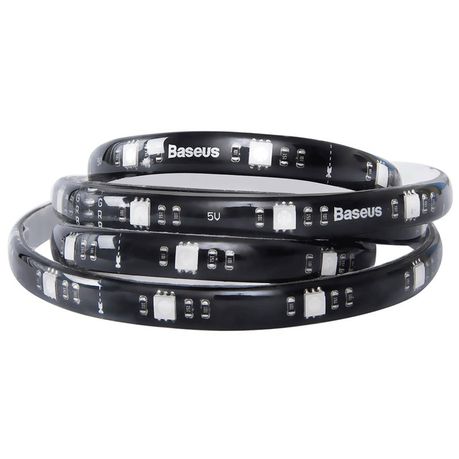 Baseus RGB Colorful Light Strip Extension (1m) - Black Buy Online in Zimbabwe thedailysale.shop