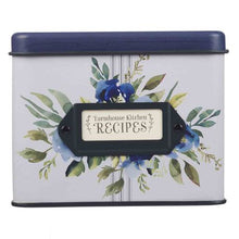 Load image into Gallery viewer, Love Joy Grace Farmhouse Kitchen Recipe Cards (Cards In Tin)
