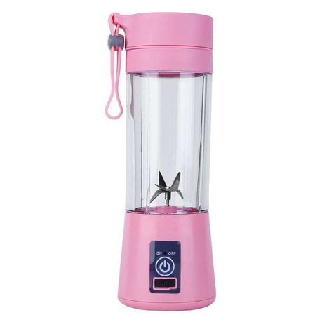 Portable Smoothie Blender, Juicer Food ProcessorRechargeable Pink 380ml Buy Online in Zimbabwe thedailysale.shop