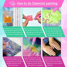 Load image into Gallery viewer, Diamond Painting DIY Kit,Full Drill, 40x30cm- Piano Player
