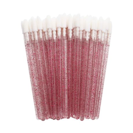 Lip Brushes Crystal Disposable Lip Wand Applicators - Pack of 50