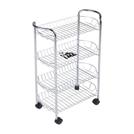 4 Tier Vegetable Rack With Wheels Provided Buy Online in Zimbabwe thedailysale.shop