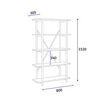 Load image into Gallery viewer, Fenni - Steel Storage Rack with 5 Shelves
