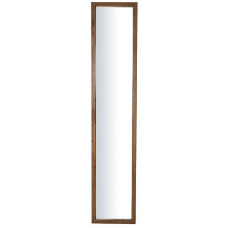 George & Mason - 200 x 40cm Standing Oak Mirror