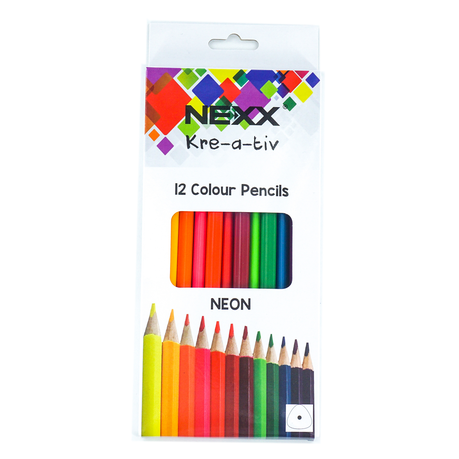 NEXX Kre-A-Tiv Neon Colour Pencils