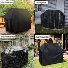 Load image into Gallery viewer, KD Storm &amp; Rain BBQ/Braai/Gas/Grill UV-Resistant Waterproof Cover – Black
