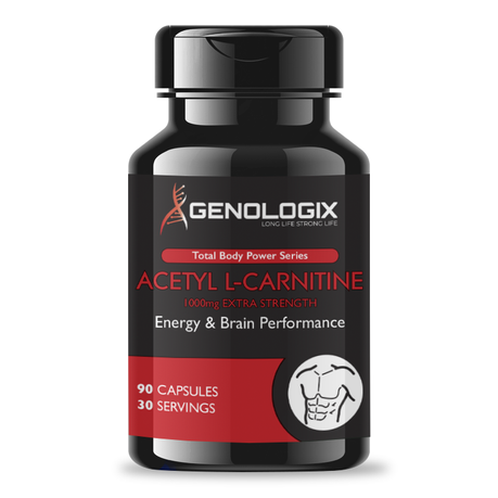 Genologix - Acetyl L-Carnitine Capsules - 1000mg dosage Buy Online in Zimbabwe thedailysale.shop