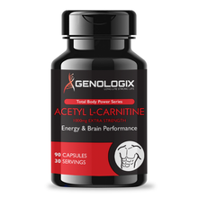 Load image into Gallery viewer, Genologix - Acetyl L-Carnitine Capsules - 1000mg dosage
