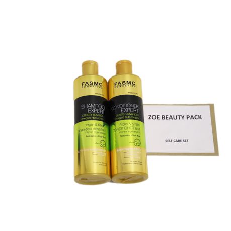 Argan & Keratin Shampoo & Conditioner plus Zoe Beauty Pack Buy Online in Zimbabwe thedailysale.shop