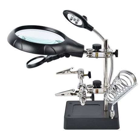 2.5X 7.5X 10X LED Light Helping Hands Magnifier Soldering Station Buy Online in Zimbabwe thedailysale.shop