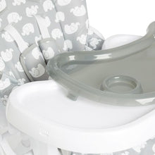 Load image into Gallery viewer, George &amp; Mason Baby - High Chair - White &amp; Grey Elephant
