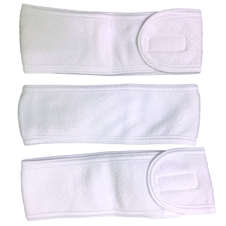 Spa Facial Headband- pack of 3- white Buy Online in Zimbabwe thedailysale.shop