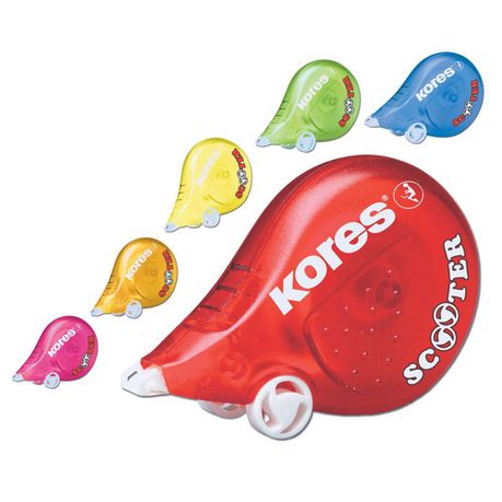 Kores Coloured Scooter Correction Tape