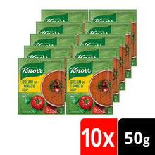 Load image into Gallery viewer, Knorr Cream Of Tomato Soup 10x50g
