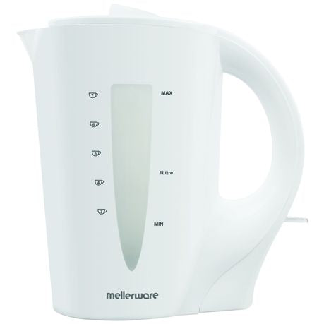 Mellerware Kettle Corded Plastic White 1.7L 2200W Sabie