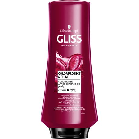 Schwarzkopf Gliss Colour Protect & Shine Conditioner - 400ml Buy Online in Zimbabwe thedailysale.shop