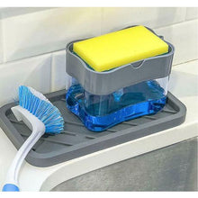 Load image into Gallery viewer, 2 in 1 Soap Pump and Sponge Caddy
