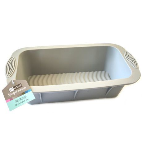 PH Home - Silicone Rectangular Cake Mold Grey Buy Online in Zimbabwe thedailysale.shop