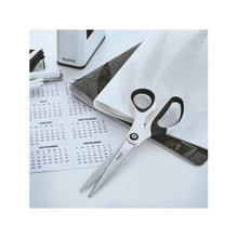 Load image into Gallery viewer, Leitz: Titanium Coated S/Steel Paper/Fabric Scissor - White Soft Grip
