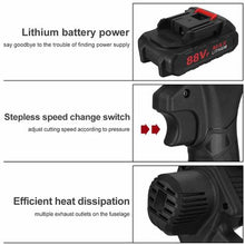 Load image into Gallery viewer, 4 Inch 1200W Wireless Electric Chain Saw
