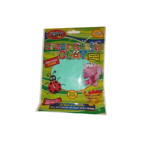 Crazy Crafty Clay 50g - Sea Green (Col.7) Buy Online in Zimbabwe thedailysale.shop