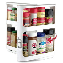 Load image into Gallery viewer, Cabinet Slide Out &amp; Rotate Spice Cosmetic Organiser
