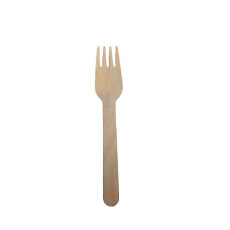 Wooden Fork Recyclable /Eco-Friendly Disposable Forks-Pack of 100 Forks