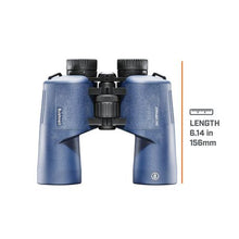 Load image into Gallery viewer, Bushnell H2O 7x50 Waterproof Porro Prism Binoculars- Dark Blue
