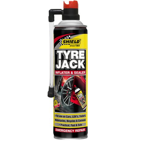 Shield - Tyre Jack Inflator and Sealer 340ml Buy Online in Zimbabwe thedailysale.shop