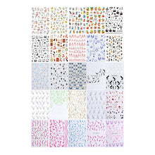 Load image into Gallery viewer, 25 Sheets Nail Stickers Self-Adhesive Nail Art Stickers
