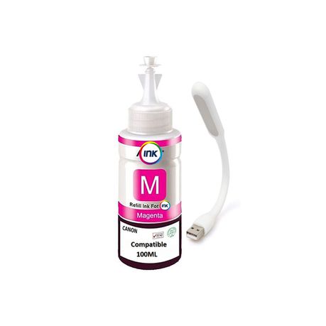 Universal Ink Compatible For Canon Tank-Printers Magenta 100ML Bottle