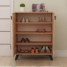 Load image into Gallery viewer, Artes - 2 Doors Bookcase Storage/ Cabinet With 4 Shelves Camel
