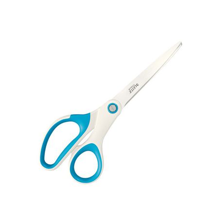 Leitz: Titanium Coated S/Steel Paper/Fabric Scissor 205mm Blue Soft Grip Buy Online in Zimbabwe thedailysale.shop