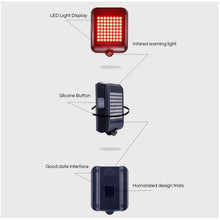 Load image into Gallery viewer, Bicycle Rear LED Intelligent Light
