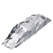 Load image into Gallery viewer, Nail Art Soak Off Acrylic Gel Nail Polish Removal Foil 100 Pieces
