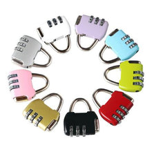 Load image into Gallery viewer, 3 Digital Code Purple Padlock (DCL-LF107-PU)
