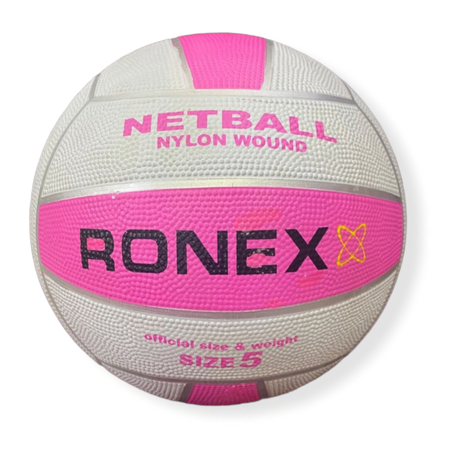 Ronex Netball Size 5 Pink/White Buy Online in Zimbabwe thedailysale.shop