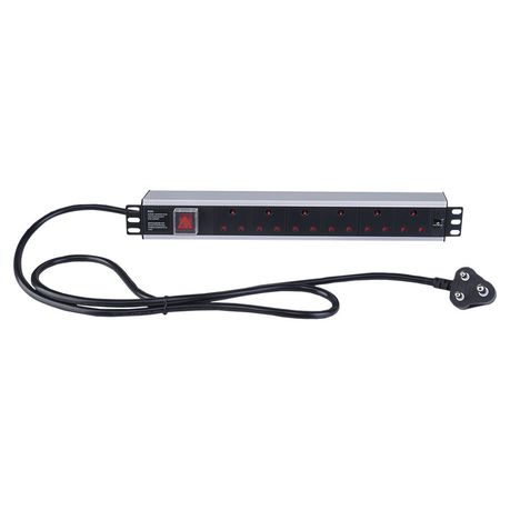 Linkbasic 6 Way Aluminium Moulded Rack Mount PDU Buy Online in Zimbabwe thedailysale.shop