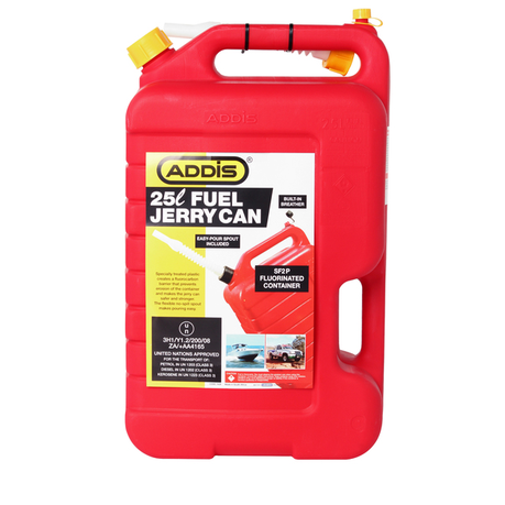 Addis 25 litre Fuel Jerry Can (red)