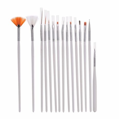 Nail Art Brush Set (15 Brushes) Buy Online in Zimbabwe thedailysale.shop