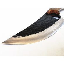 Load image into Gallery viewer, Damascus Knife -27cm Boning Knife Tactical Knife With Leather Scabbard
