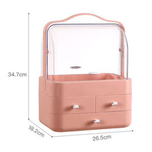 Load image into Gallery viewer, Everglitz Acrylic Cosmetic Organizer Storage Box With Drawers -Rose Pink
