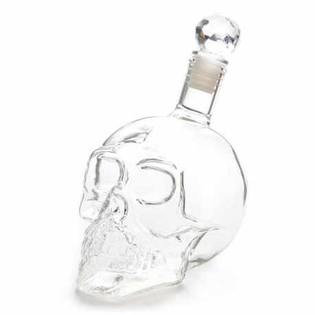 Skull Bottle Decanter - Glass 1l Buy Online in Zimbabwe thedailysale.shop