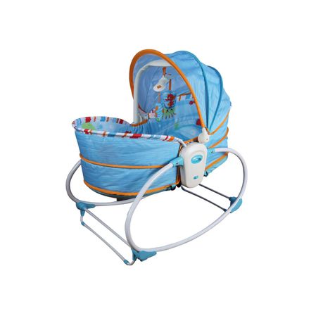 Mastela 5 in 1 Rocker Bassinet Light Blue