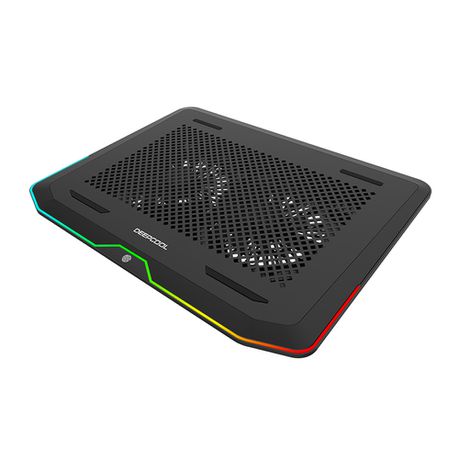 DeepCool N80RGB 17.3 Black Notebook Cooler w/RGB Buy Online in Zimbabwe thedailysale.shop