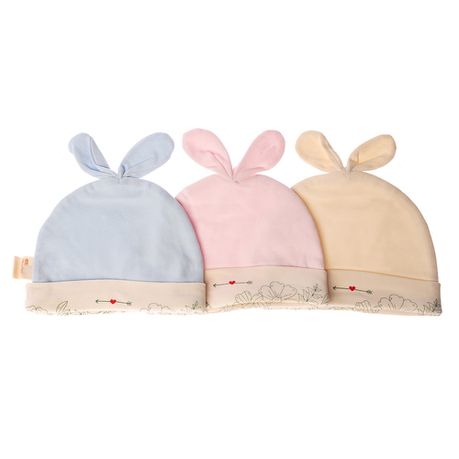 All Heart 3 PAckBaby Hats With Bunny Ears Buy Online in Zimbabwe thedailysale.shop