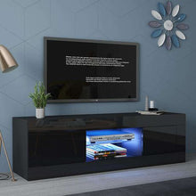 Load image into Gallery viewer, Modern minimalist high-gloss touch TV STAND with RPG LED light -JMY-Y- 09
