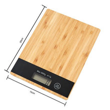 Load image into Gallery viewer, Gretmol Digital Kitchen Scale - Bamboo - 5kg
