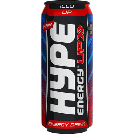 Hype Energy Drink - Iced UP - Berry Flavour Drink - (12 x 500ml) Buy Online in Zimbabwe thedailysale.shop