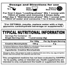 Load image into Gallery viewer, Human Nutrition Creatine Monohydrate
